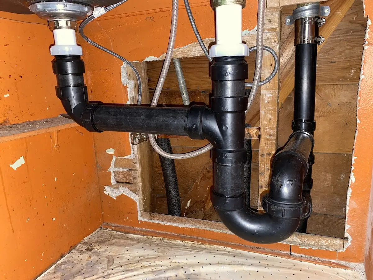 Professional Repiping Services equipment and tools on the job in Clawson